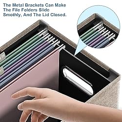Huolewa File Organizer Box with Mesh