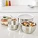 Amazon Basics Stainless Steel Mixing Bowls, Set of 3