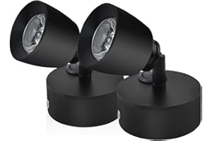 Luxvista 12V RV Lights Interior Reading Lamp, LED Bedside Lamp 3W RV Wall Sconce Light Fixtures Rotatable RV Spotlight for Boat Camper Motorhome Van Marine Trailer Truck -Warm White 3000K