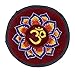 Tibetan Velvet Embroidered Medium Singing Bowl Cushion Hindu OM