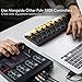 Pyle USB MIDI Controller Board - Mini Portable Workstation Equipment w/ 9 Faders, Knobs, & DJ Transport Buttons - Control DAW Software Kit for Laptop Electronic Music Recording Production - PMIDIPD30