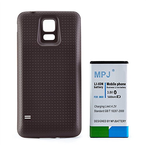 Galaxy S5 Extended Battery, MPJ 5600mAh High Capacity Extended Battery For Samsung Galaxy S5 I9600 SM-G900M, SM-G900A, SM-G900T, SM-G900V, SM-G900R4, SM-G900P, EB-B600 EB-B600BE EB-B600BU With NFC Galaxy S5 Extended Battery, MPJ 5600mAh High Capacity Extended Battery For Samsung Galaxy S5 I9600 SM-G900M, SM-G900A, SM-G900T, SM-G900V, SM-G900R4, SM-G900P, EB-B600 EB-B600BE EB-B600BU With NFC