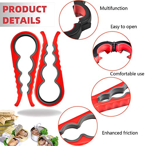 Jar Opener for Weak Hands 4Packs CHIVENIDO Jar Opener Set, 6in1 5