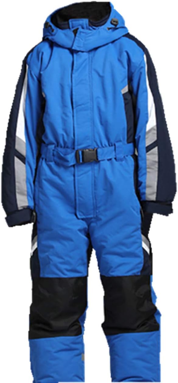 Genma0 One-Piece Snowsuit Water Resistant Windproof Taslon Reflective for Kids/Boys, Girls
