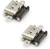HYNNIO 2x Replacement USB C Port for Nintendo Switch Lite Charging Charger view 2
