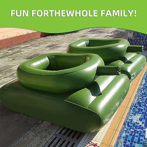 Inflatable Tank Pool Float with Water Gun, Swimming Pool Floats