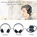 Old Shark® Foldable Bluetooth Over-Ear Headphone for Kids, On-Ear Wireless Headset for Adults Built-in Mic with 3.5mm Audio Cable Blue