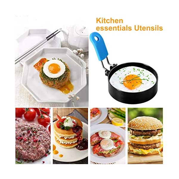 Epoch-Making-2PCS-Fried-Egg-Rings-with-Anti-Scalding-Handle-Food-Grade-Stainless-Steel-Non-Stick-Mould-for-Frying-Pancakes-Meat-Pie-Hamburger-Sandwich Epoch-Making 2PCS Fried Egg Rings with Anti-Scalding Handle Food Grade Stainless Steel Non Stick Mould for Frying…