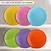 Melange 6-Piece Melamine Dinner Plate Set (Solids Collection ) | Shatter-Proof and Chip-Resistant Melamine Dinner Plates | Color: Multicolor