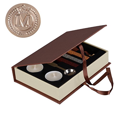 I-mart vintage crown letter wax seal stamp sticks melting spoons …