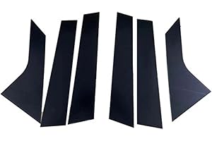 QOYGZ Auto parts 6Pcs Glossy Black Pillar Posts For Hyundai Sonata 2020 2021 2022 Car Door Window Trim Covers Exterior Accessories Auto parts