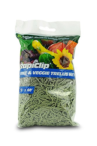Luster Leaf 867 RapiClip Trellis Netting, 5'x60', Green