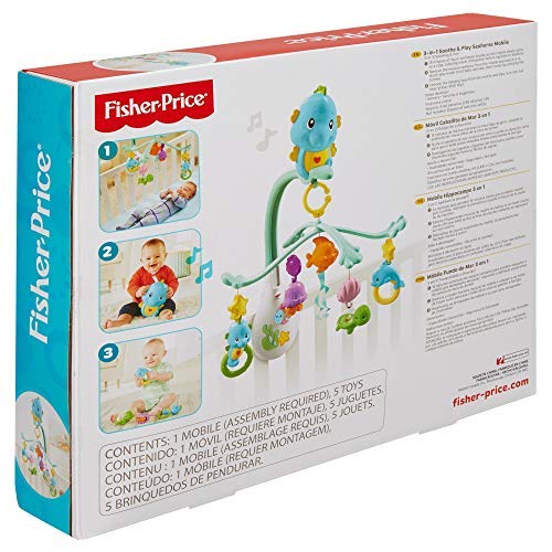 fisher price 3 in 1 cot mobile
