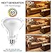 Hyperselect BR30 LED Light Bulb, 10W (50W-65W Equivalent), 2700K (Warm White), 600 lm, E26 Base, Wide Flood Bulb Non-Dimmable, UL Listed - Great for Kitchen, Hallways, Bedrooms (6 Pack)