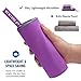 VENTURE 4TH Quick Dry Microfiber Towel - Odor Resistant, High Performance Towels for Gym, Camping, Travel, Yoga and Beach (Purple-Gray Large) - Includes Tear Resistant Bag