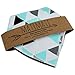 Baby Bandana Bib Set of 4, Super Absorbent Organic Drool & Teething Bibs for Boys & Girls by Matimati (Mint and Gray)