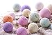 QQcute Bath Bombs Kit Best Family Spa Set, Pack of 18 Bath Fizzies with Natural Ingredients for Moisturizing Dry Skin, Including 3 Organic Dried Flower Petals Bags，Add to Bubble Bath