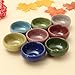 8 PCS 2.25 Inch Mini Ceramic Small Succulent Planter Pot Serial Cactus Planter Pot Flower Pot Container Planter