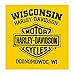 Harley-Davidson Men's Retro Racer Short Sleeve Crew Neck T-Shirt, Yellow