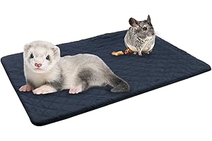 C-LIGHT Ferret Cage Liner, for Ferret Nation & Critter Nation Cage, 4-Layer Absorbent Pad with Ultrasonic Welding, Chinchilla Cage Accessories kit, Anti-Leak, Odor Control (Bottom PAN Liner)
