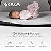 Guava Family - Lotus Crib 100% Cotton Fitted Sheet | Perfect, Manufacturer-Approved Fit, Soft & Safe for Infants, Baby and Toddlers, Unisex, Boys & Girls (Original)