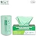 Primode Compostable Bags 30-33 Gallon, Lawn Leaf Extra Large Trash Bags, 15 Count 100% ASTMD6400 Certified Biodegradable Compost Bags, Certificated by US BPI and European TUV, Extra Thick 1.1 Mil