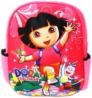 Jenik Enterprise Velvet 31 Cm Pink School Bag