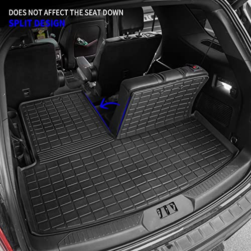 Rongtaod Fit 20202023 Ford Explorer 6&7 Passenger Trunk Mat Cargo Mat