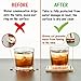 Navady Natural Wood Coasters with Holder Set of 4 (3.9 x 3.9 Inches), Wooden Table Coasters for Drinks, Funny Coasters, Funny Housewarming Gifts, New Home Gift Ideas (Funny Quote)