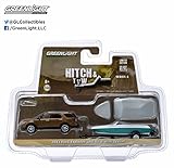 2013 Ford Explorer and Boat with Boat Trailer Hitch & Tow Series 4 1/64 by Greenlight 32040 C