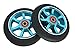 Revolution (Blue) 7 Spoke 110mm Aluminum Pro Scooter Replacement Wheels | SOLD BY PAIR | URBAN RIDERS USA