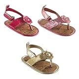 Luvable Friends Girls Sparkly Sandal