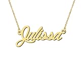 Aoloshow 18k Gold Plated Julissa Name Necklace