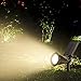 GreenPro Solar Powered LED Garden Spotlight, ProGreen 2-in-1 Waterproof 4 LED Solar Spotlight Adjustable Landscape Solar Lighting Wall Light for Outdoor Garden Decorations (2 Pack, 3000K Warm White)