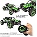 RC Cars High Speed Remote Control Truck 2.4Ghz 4CH Off Road RC Car Rock Off-Road Vehicle 1:16 Alloy Shell Monster Truck Rechargeable Buggy Vehicle (Green)
