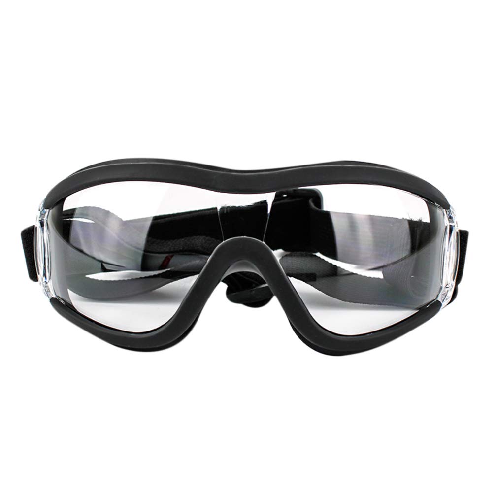 ULTECHNOVO Pet Goggles Eye Protective Glasses Anti-UV,Windproof,Waterproof Eye Goggles for Dog,Puppy (Transparent)