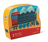 Crocodile Creek Trains Shaped Box Floor Puzzle - 36 Piece