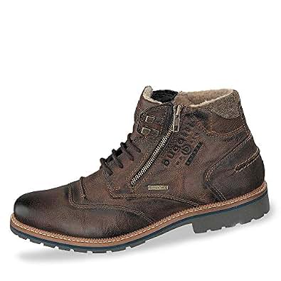 Botas Bugatti Fabello Para Hombre - Diseño Elegante E Informal, Cuero Y Gamuza, Cremallera Lateral