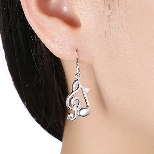 2 AMBESTEE+Silver+Earrings+Polished+Fashion