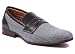 Ferro Aldo MFA-19371 Men's Black Plaid Slip On Driving Loafers Shoes (10.5)