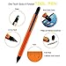 Monteverde USA 9-in-1 Tool Mechanical Pencil in Orange – Multifunctional Pencil with Stylus, Screwdrivers, Ruler, and Eraser – Exclusive Collection Ideal Gift for DIY Enthusiasts