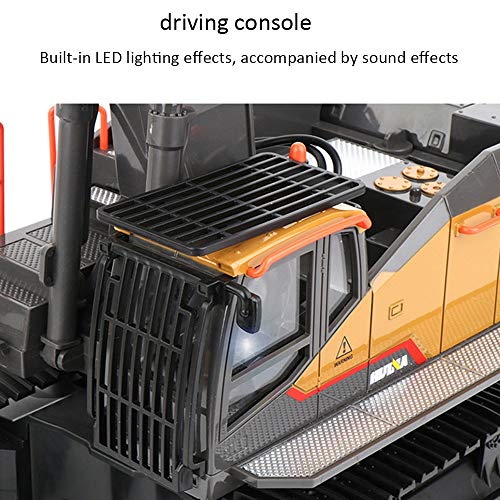 Hging Top Race 22 Channel Hobby-Fernbedienung Bagger, 1/14 RC-Bagger-Baufahrzeug RC-Traktor, Vollmetallbaggerspielzeug… – Bild 4