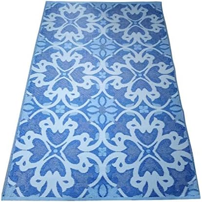 Reversible Plastic Outdoor Rug 4x6 ft 