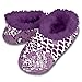 Snoozies Animal Print Fleece Lined Womens Footies