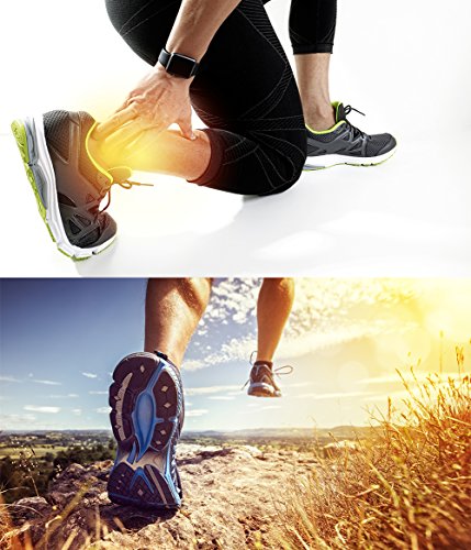 2pairs - Compression Socks Foot Sleeves, Plantar Fasciitis Ankle, Arch Braces & Supports (L/X-Large, Black : 2 Pairs)