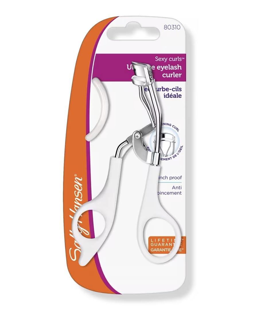 Rizador de pestañas de metal de lujo sexy curls de Sally Hansen Beauty Tools con recambio