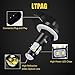 LTPAG 2pcs 881 LED Fog Lights Bulbs or DRL, 50W 2000LM Automotive 862 886 889 894 LED Fog Lamp Bulbs IP68 6000K Super Bright LED Daytime Running Lights Xenon White, 2 Year Warranty