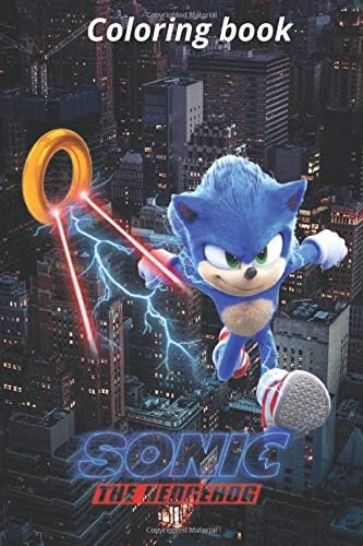 Sonic the hedgehog Coloring book: Colouring book for kids +50 Coloring images - also learn how to draw sonic - sonic 2020 Coloring book -