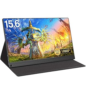 モバイルモニター EVICIV モバイルディスプレイ 15.6インチ ゲームモニター IPS液晶パネル EVC-1506