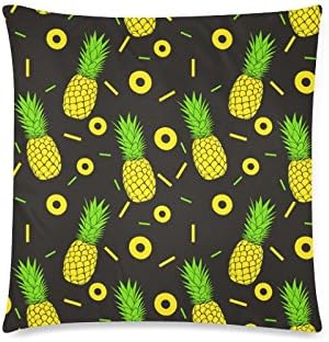 GUNCHU Custom Pineapples Pattern Decorative Throw Pillow Case Cushion Cover